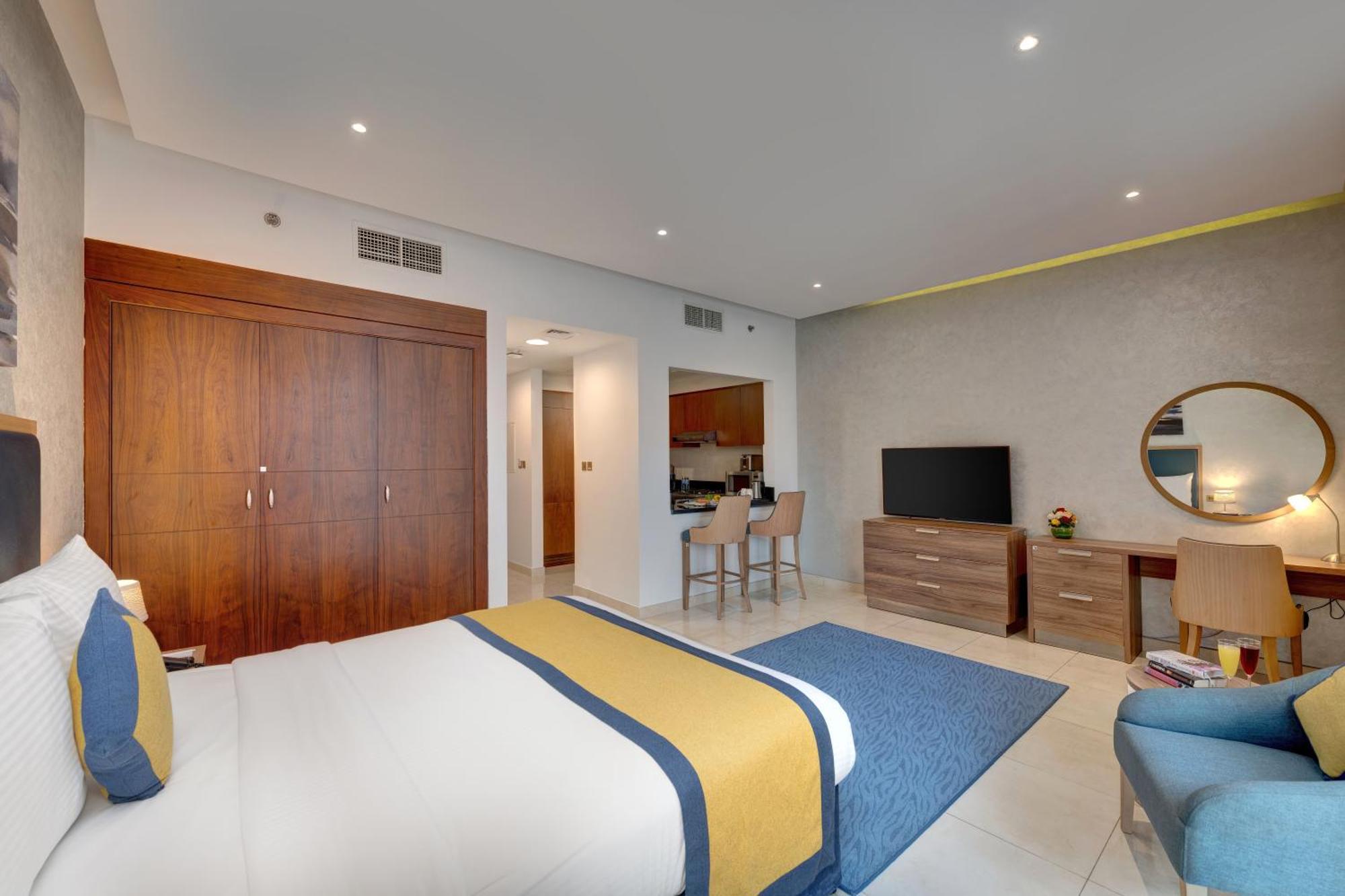 Suha Park Hotel Apartments, Waterfront Jaddaf 두바이 객실 사진