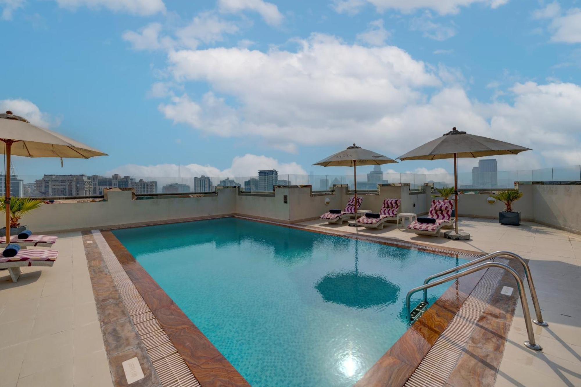 Suha Park Hotel Apartments, Waterfront Jaddaf 두바이 외부 사진