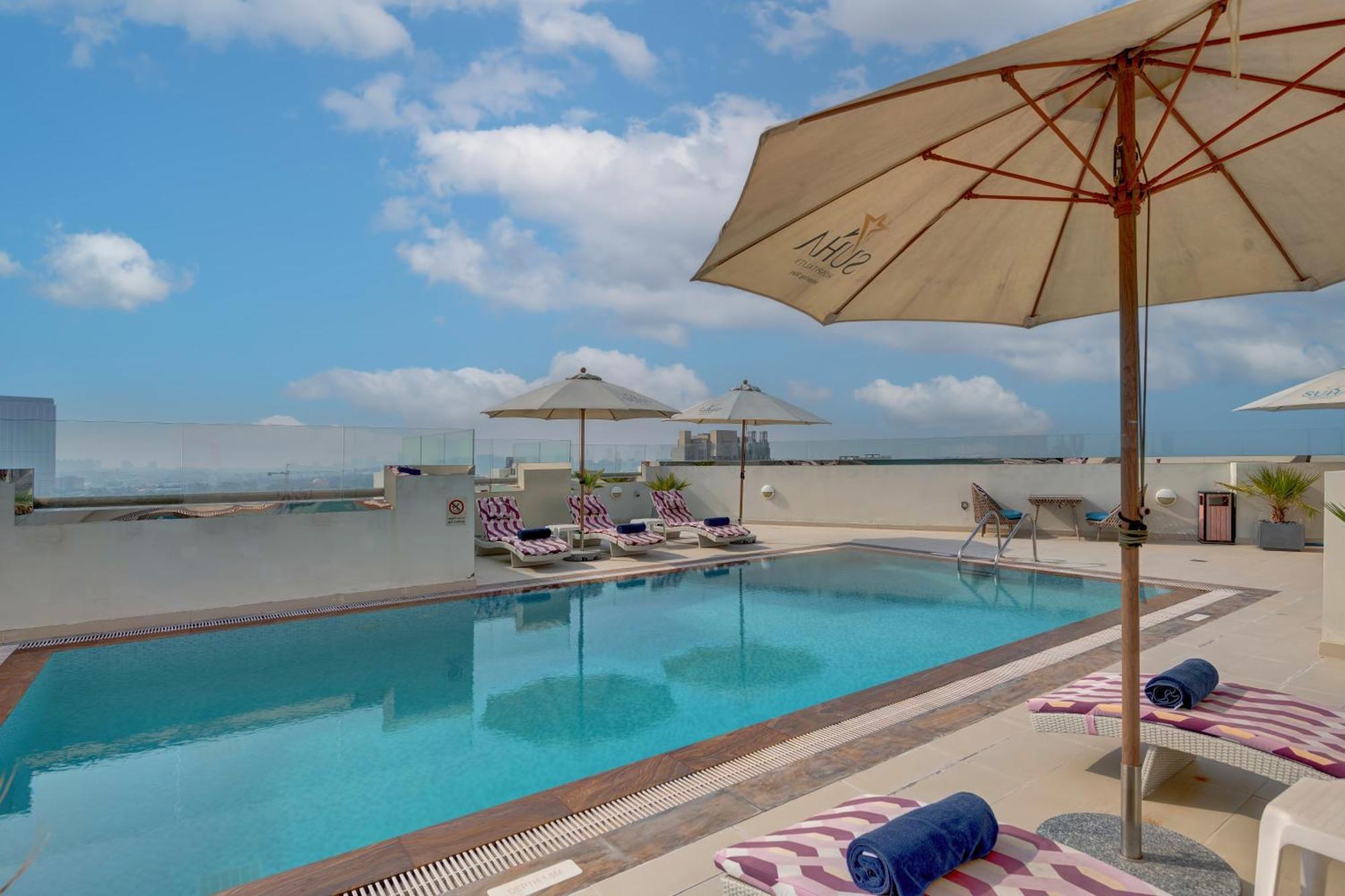 Suha Park Hotel Apartments, Waterfront Jaddaf 두바이 외부 사진